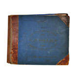 Antique 19th Century Victorian Early Scrap Book From East Coast