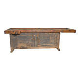 Painted Swedish Workbench Late 18th c.