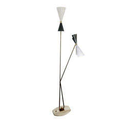 Italian Adjustable  Floor Lamp by Stilnovo