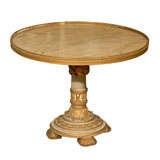 Italian Polychrome Pedestal Coffee Table
