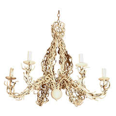 Rare Coral Form Chandelier