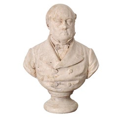Small Plaster Bust of a Noble Man