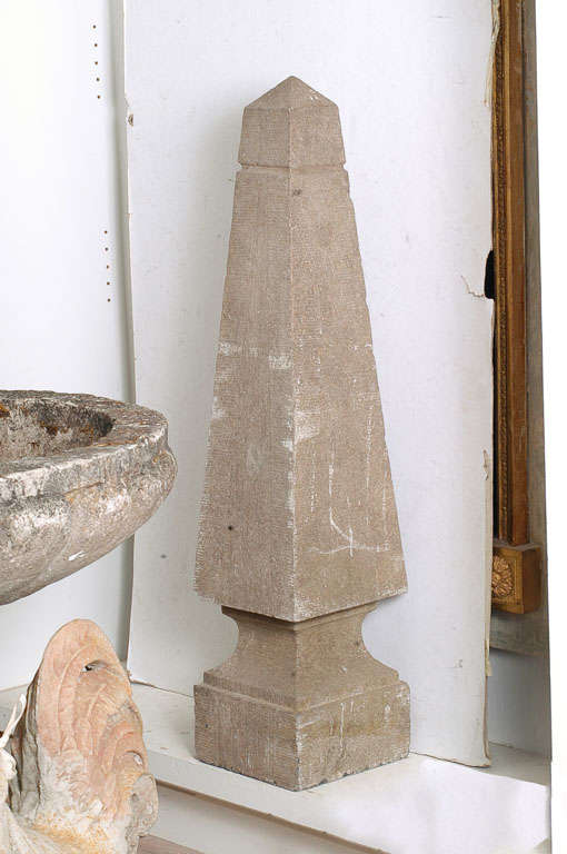 Burgundy Stone Obelisk