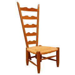 Ladder Back Low Chair