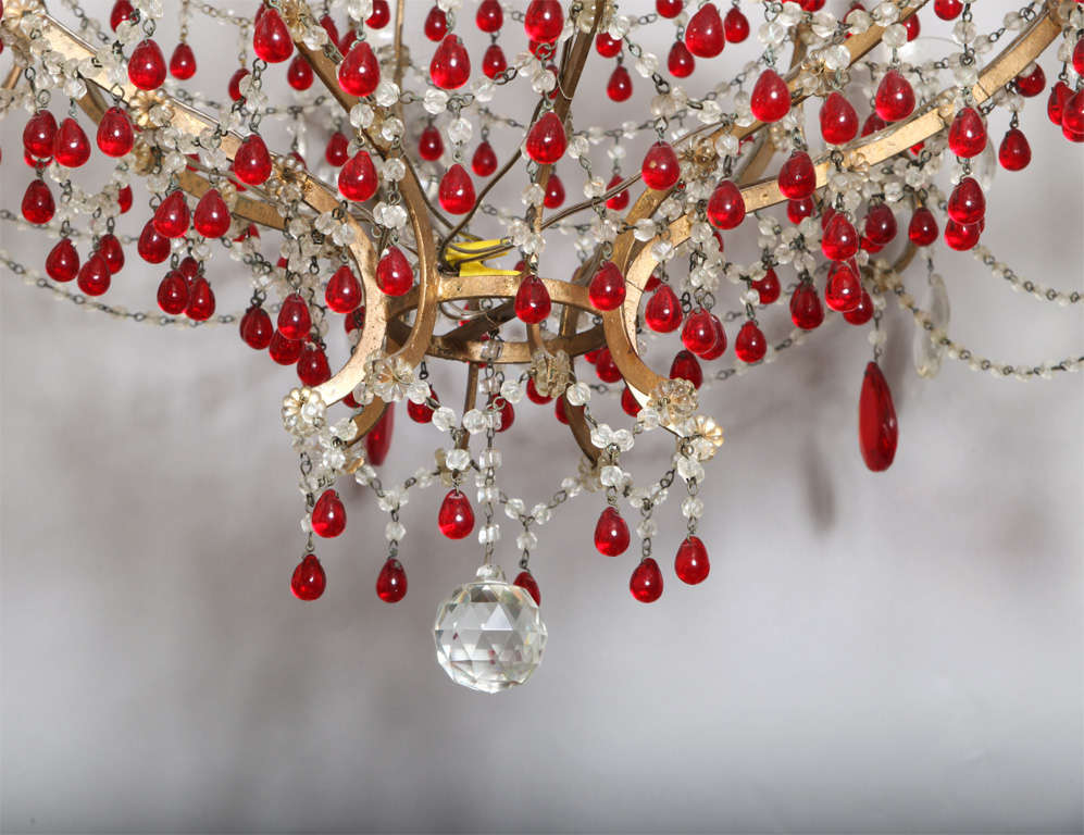 ruby chandelier