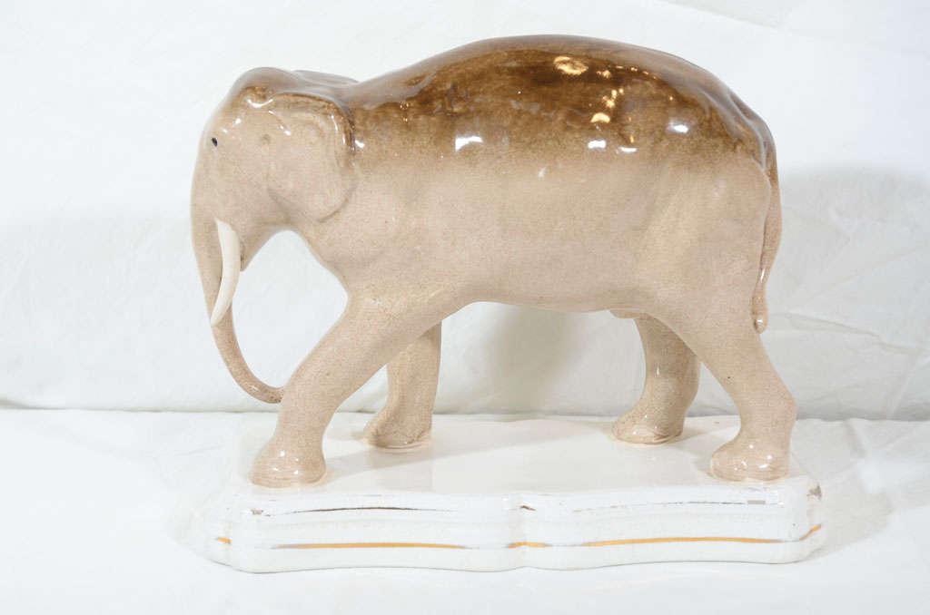 English A Staffordshire Figure of Jumbo the Elephant