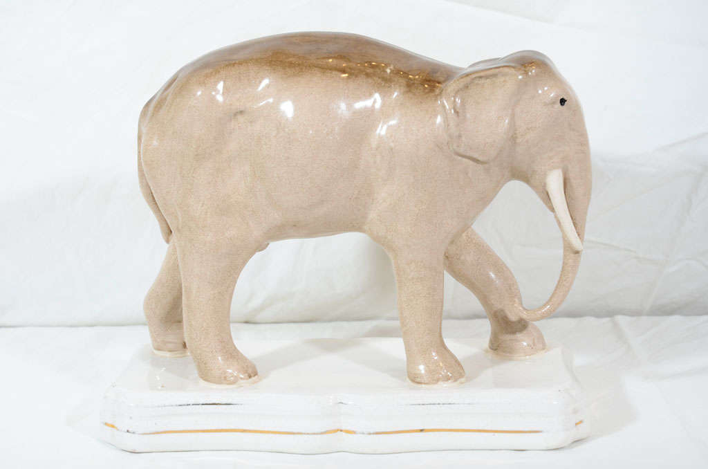 A Staffordshire Figure of Jumbo the Elephant 1
