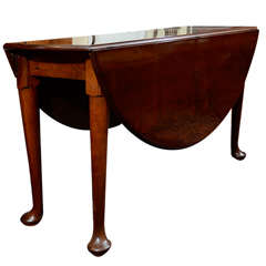 George II. mahogany drop-leaf table