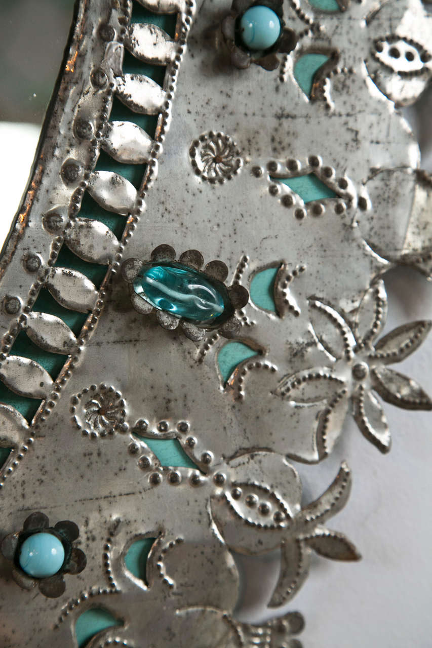 mexican tin mirror