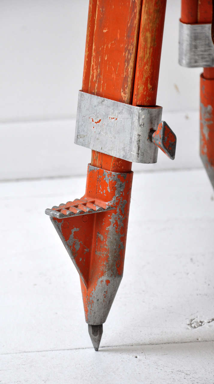 Orange Surveyor's Lamp 1