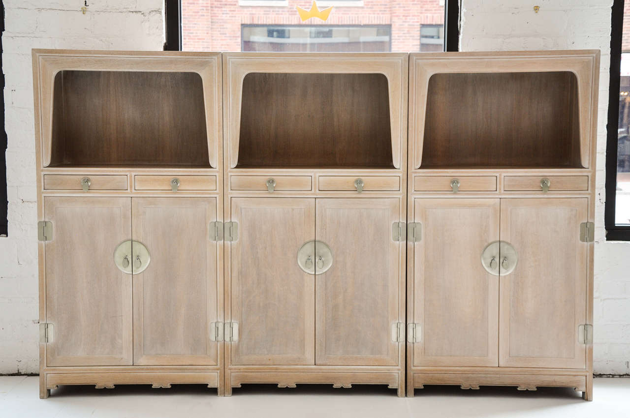 Michael Taylor for Baker 3-Piece Display & Storage Cabinet