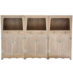 Michael Taylor for Baker 3-Piece Display & Storage Cabinet
