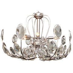 Austrian Crystal Chandelier in the Manner of Lobmeyr