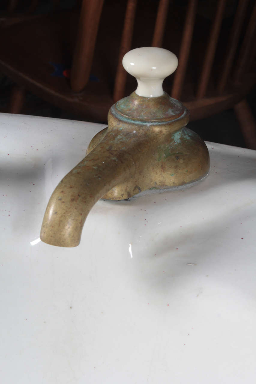 19th Century Oval Earthenware Sink from the 1800s