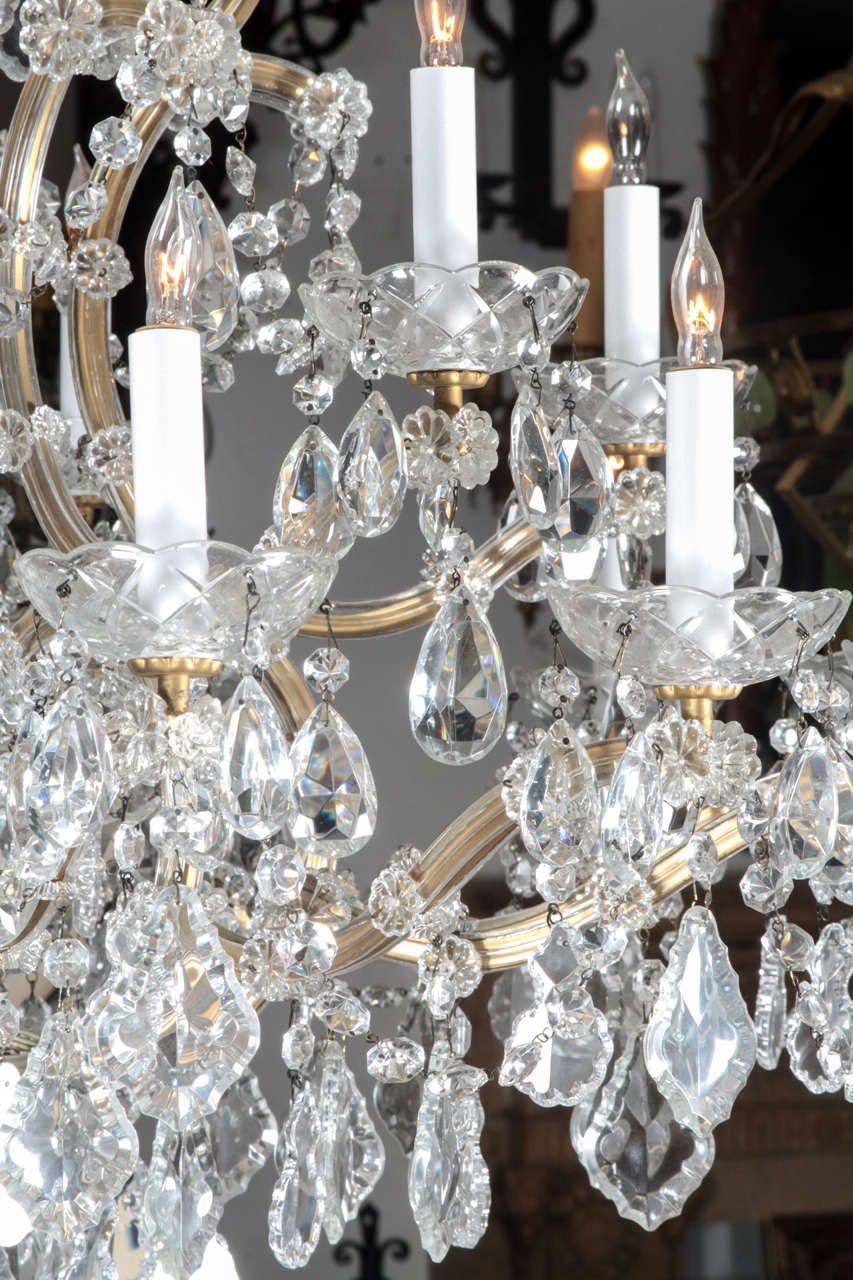 Marie Therese Crystal Chandelier from the Plaza Hotel, NYC at 1stDibs