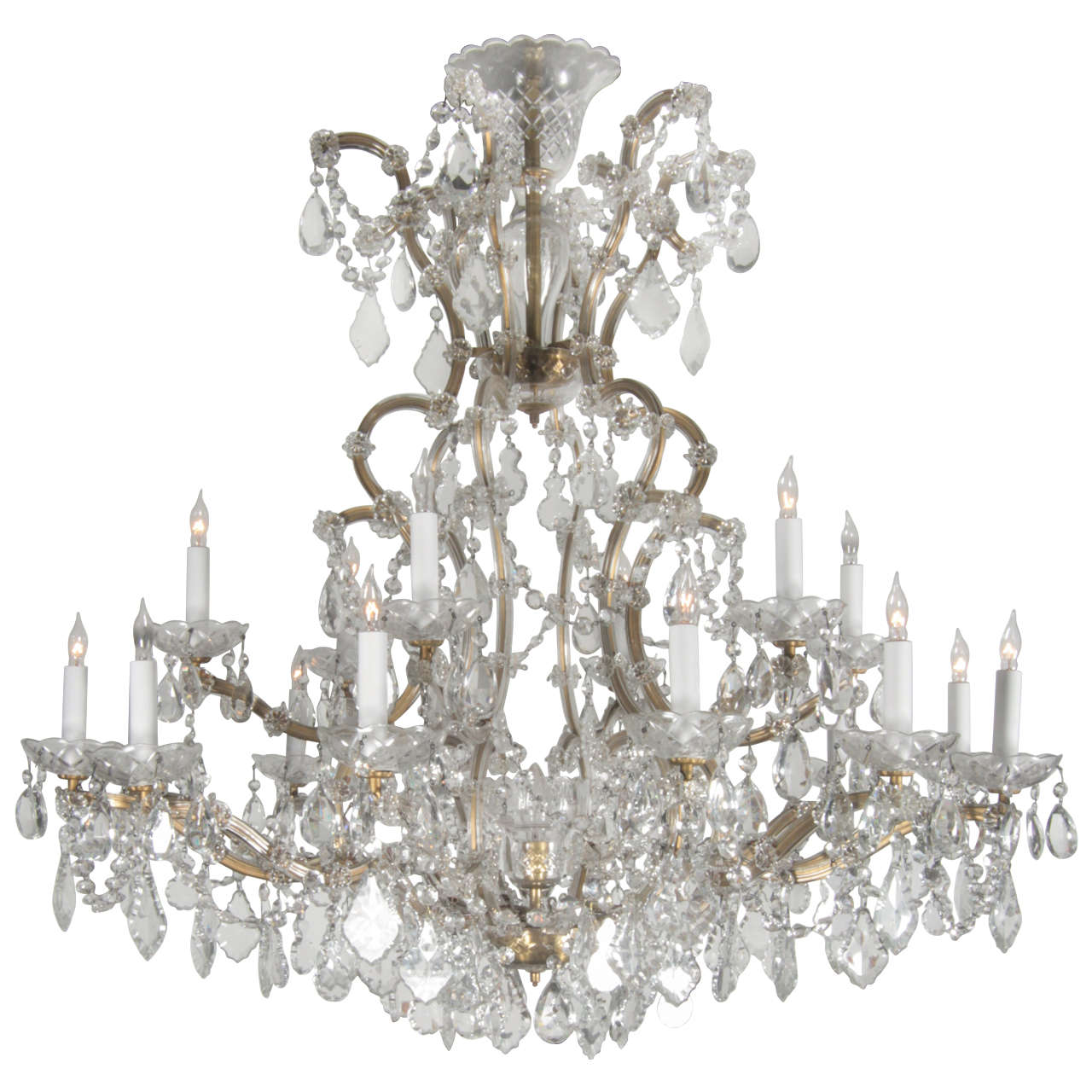 Marie Therese Crystal Chandelier from the Plaza Hotel, NYC at 1stDibs