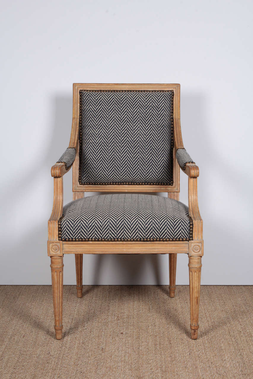 Pair of 18th Century Herringbone Chairs