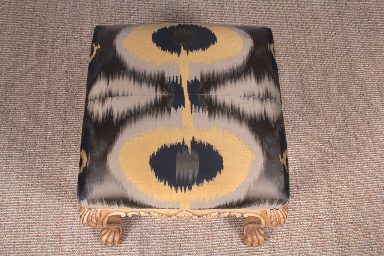 French Lion Paw Stool For Sale