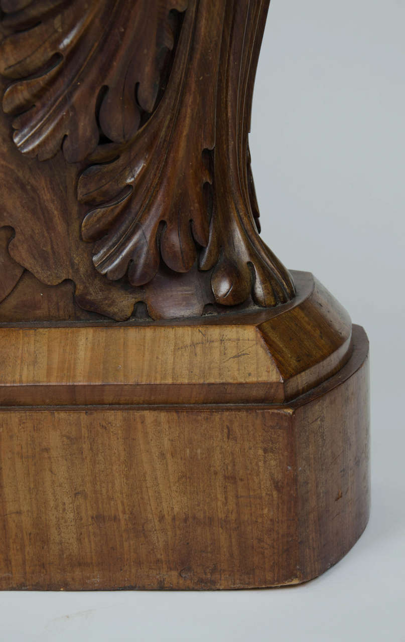 19th Century Pair of North European Mahogany Pedestals For Sale