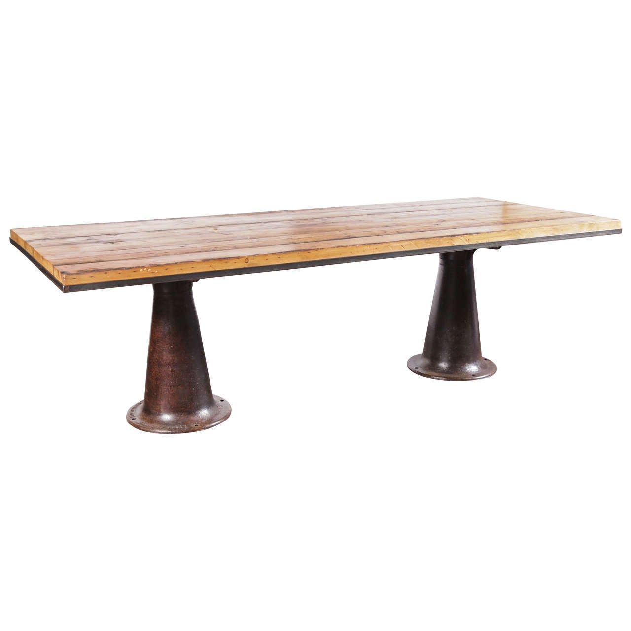 Double Pedestal Dining Table