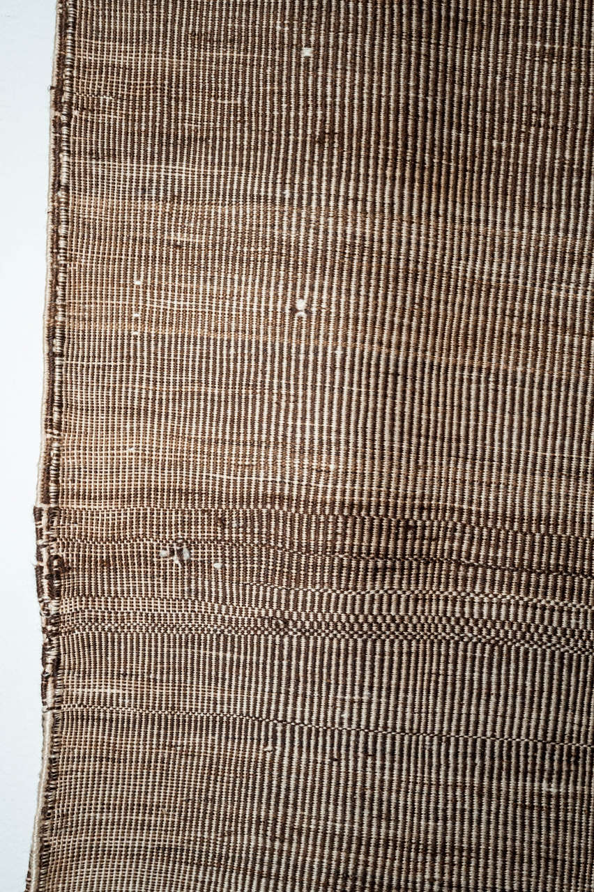Tribal Vintage Moroccan Textured Flat-Weave Rug