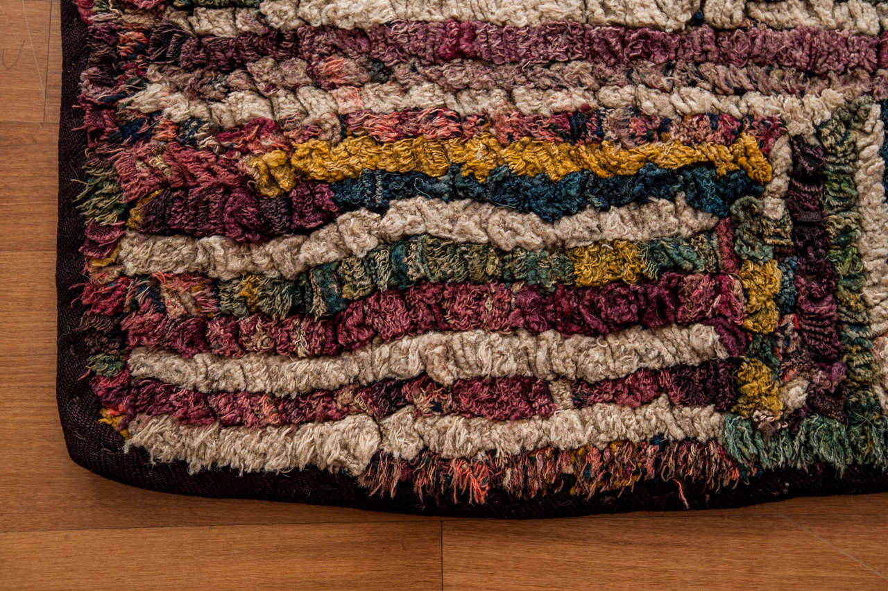 Hand-Woven Antique Tibetan Nambu Rug For Sale