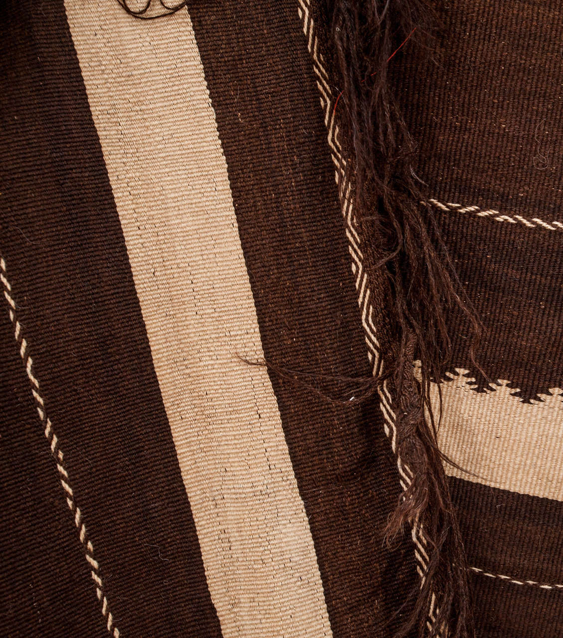 Mid-20th Century High Atlas Berber Flat-Weave Rug