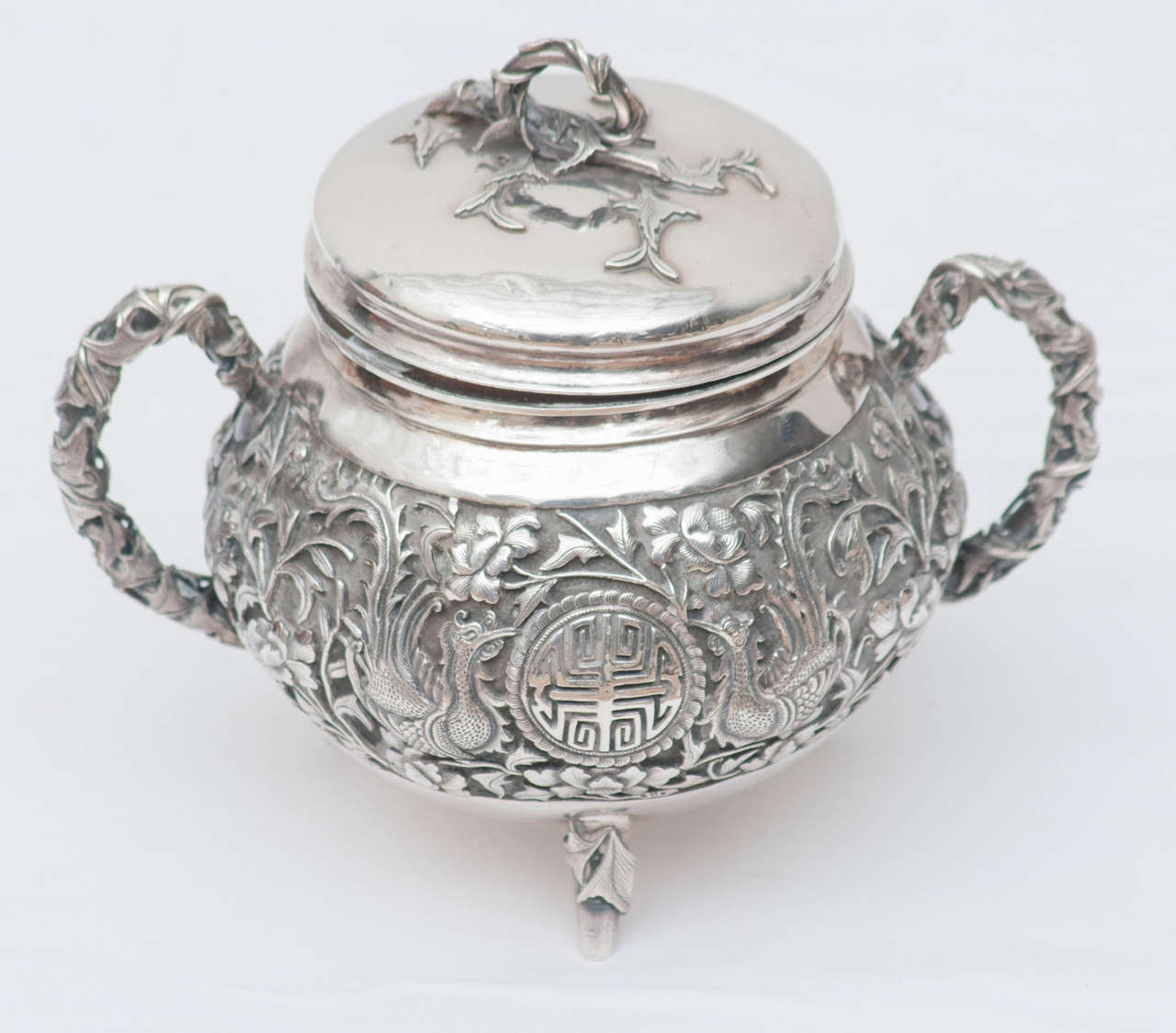 19th Century Chinese Silver Tea Set