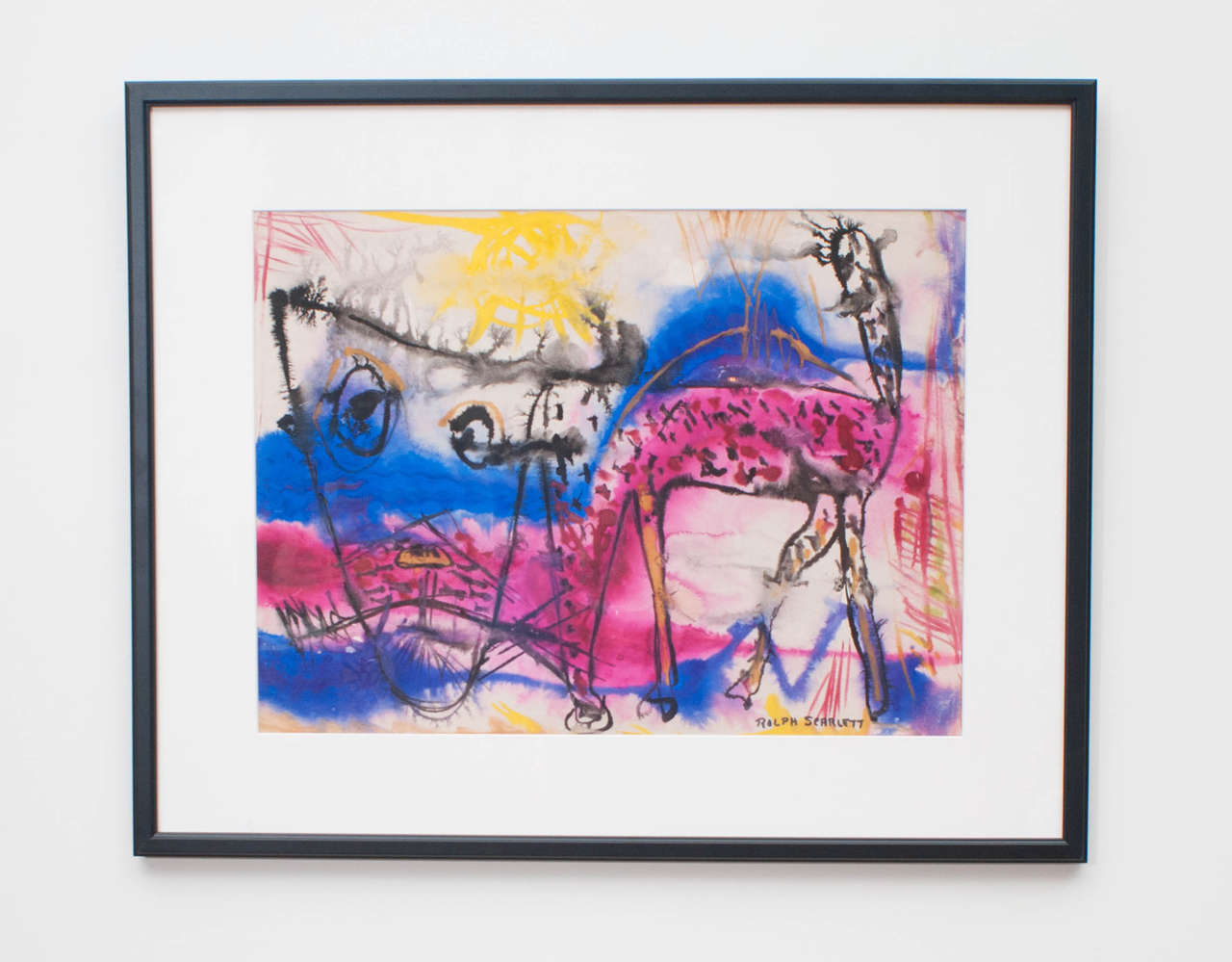 Rolph Scarlett Abstract Cat