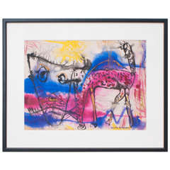 Vintage Rolph Scarlett Abstract Cat