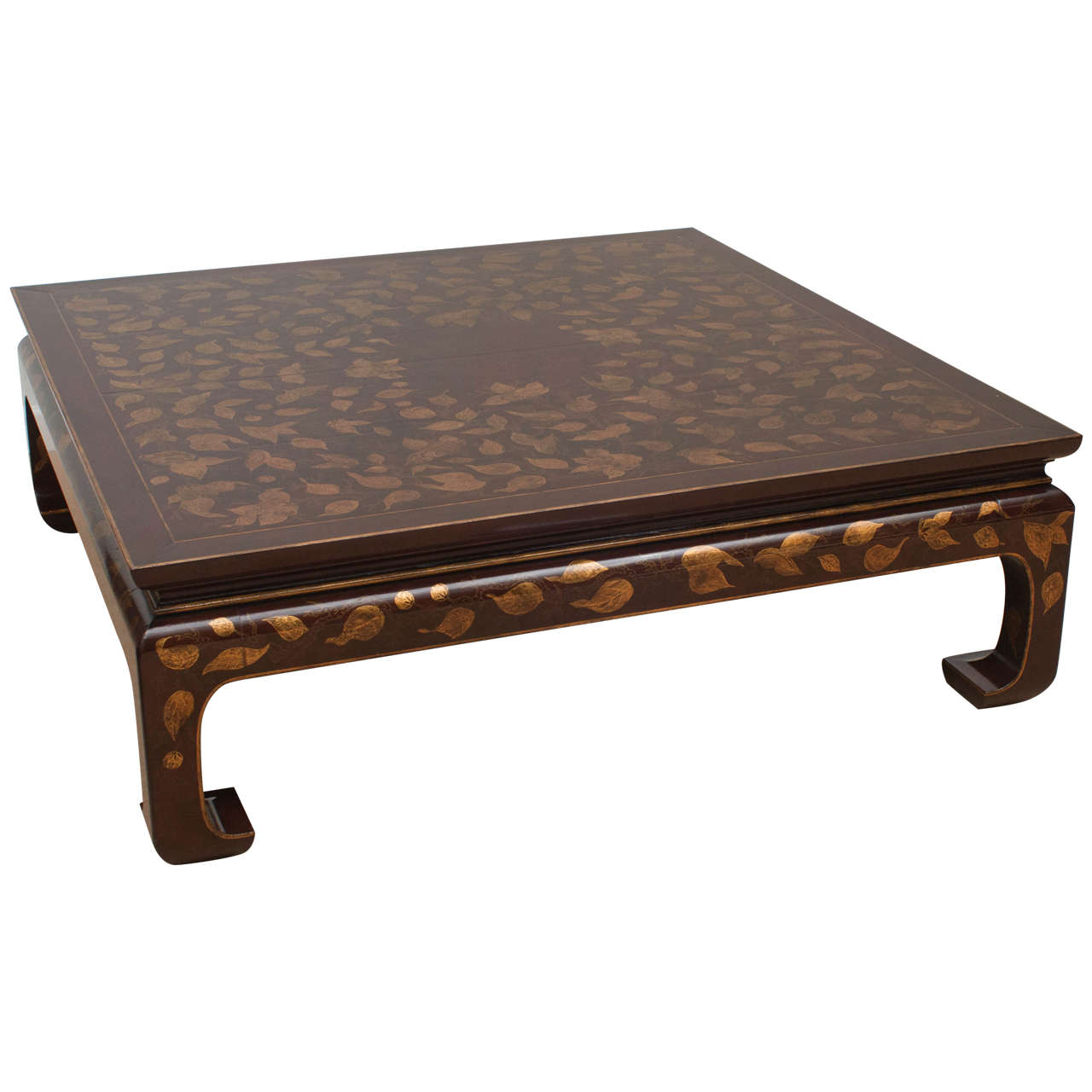 Rose Tarlow Chinese Ming Style Gilt Lacquer Coffee Table For Sale