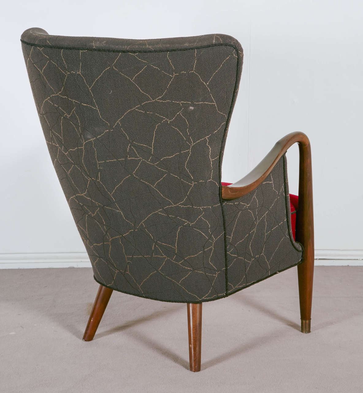 1940-1950s Danish Design Armchair In Good Condition For Sale In Paris, FR