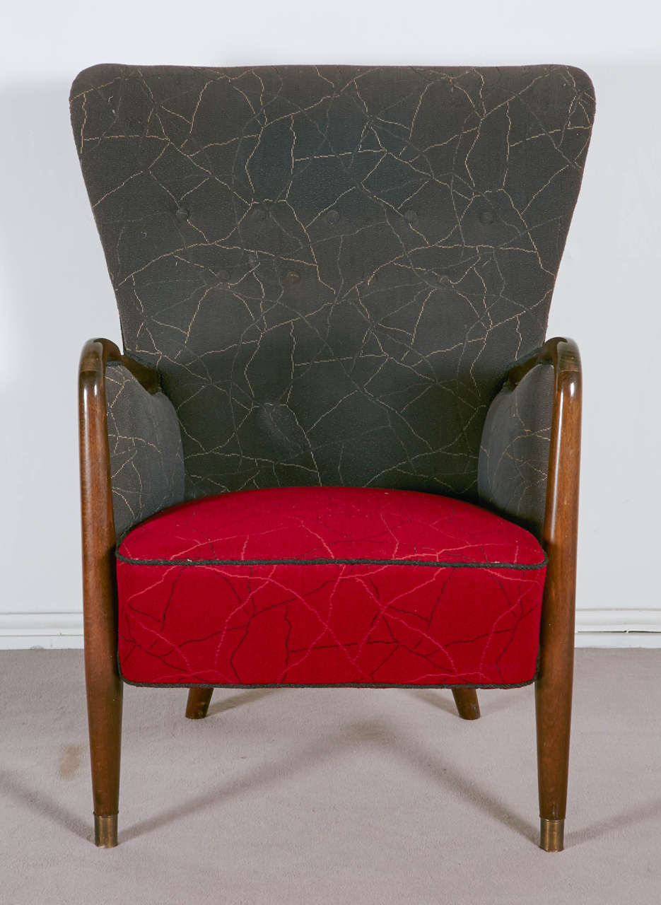 1940-1950s Danish Design Armchair For Sale 2