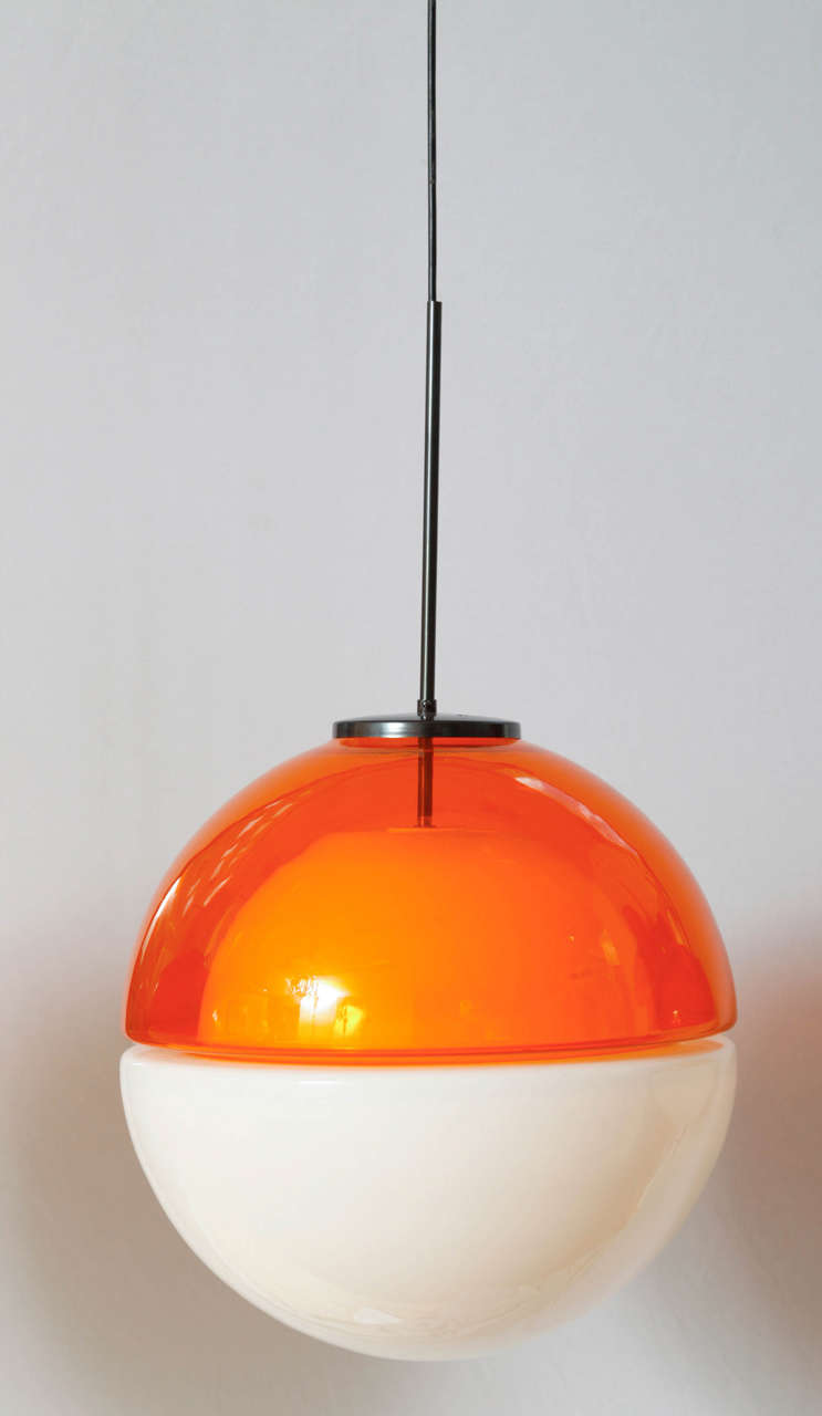 Mid-Century Modern VISTOSI, Glass Pendant For Sale