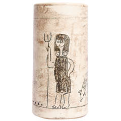Jacques Blin Cylindrical Vase