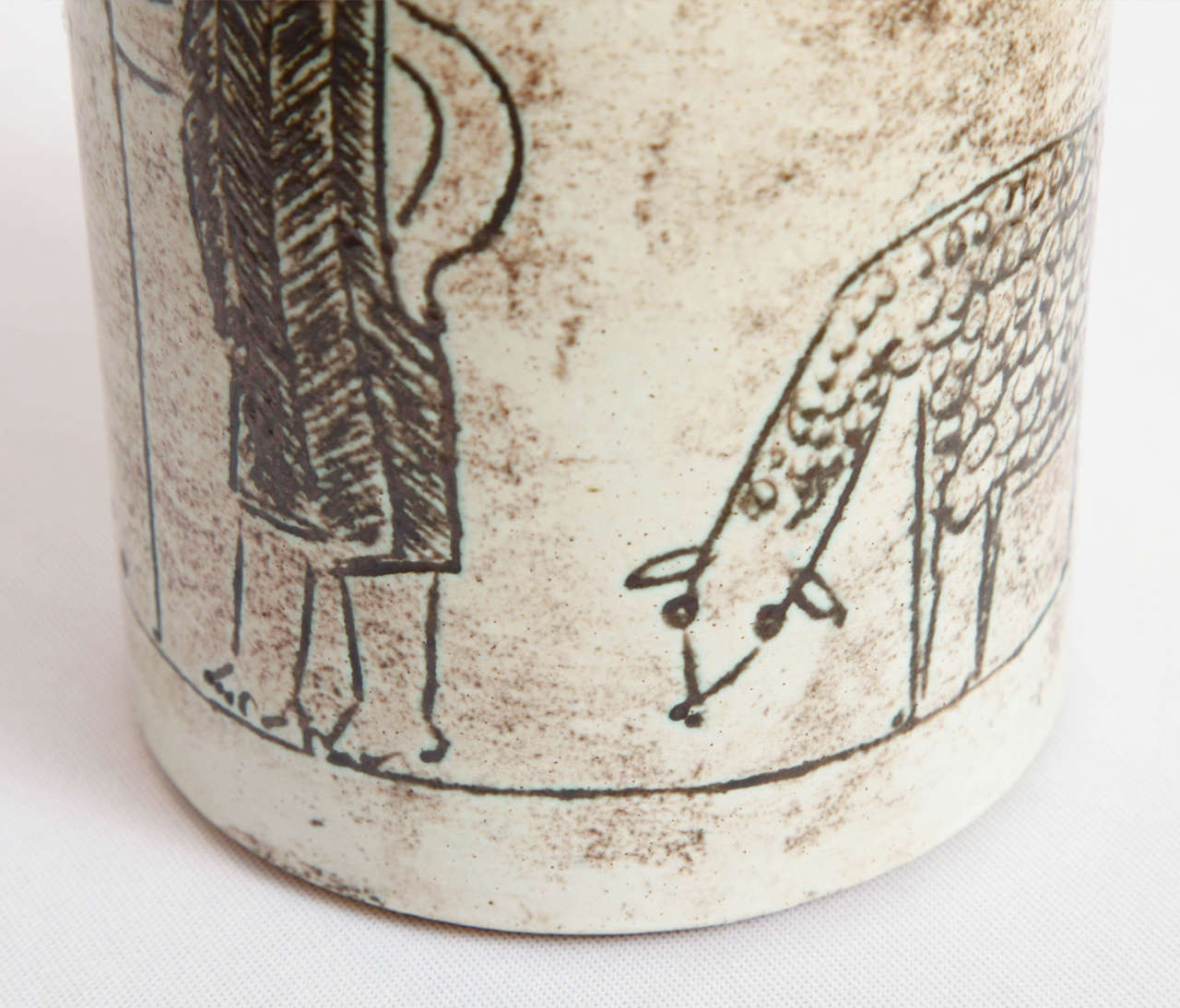 Mid-20th Century Jacques Blin Cylindrical Vase For Sale
