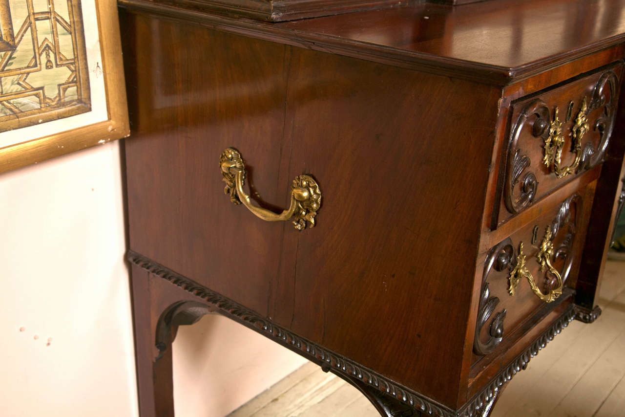 19th Century Chippendale Display Cabinet on Stand For Sale 2