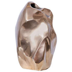 Bronze Vase by Michel Jaubert