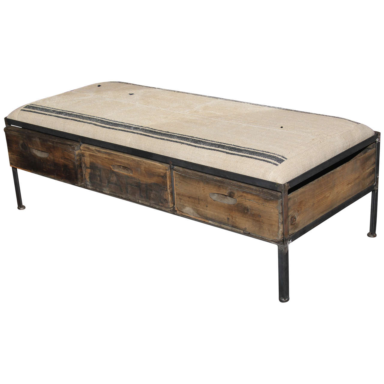 Grainsack Storage Bench