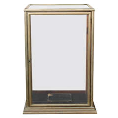 Zinc Trimmed Display Case Zinc Trimmed Display Case