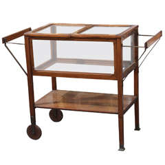 Vintage Bar or Curio Cart