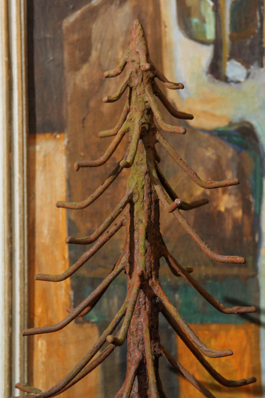 Folk Art Tree In Distressed Condition In Seattle, WA