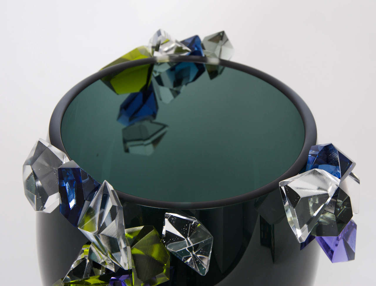 Cristalline Vase in Grey by Hanne Enemark In Excellent Condition In London, GB