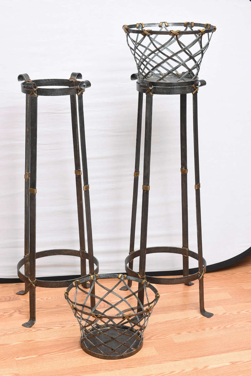 Pair of Neoclassical Plant Stands 4