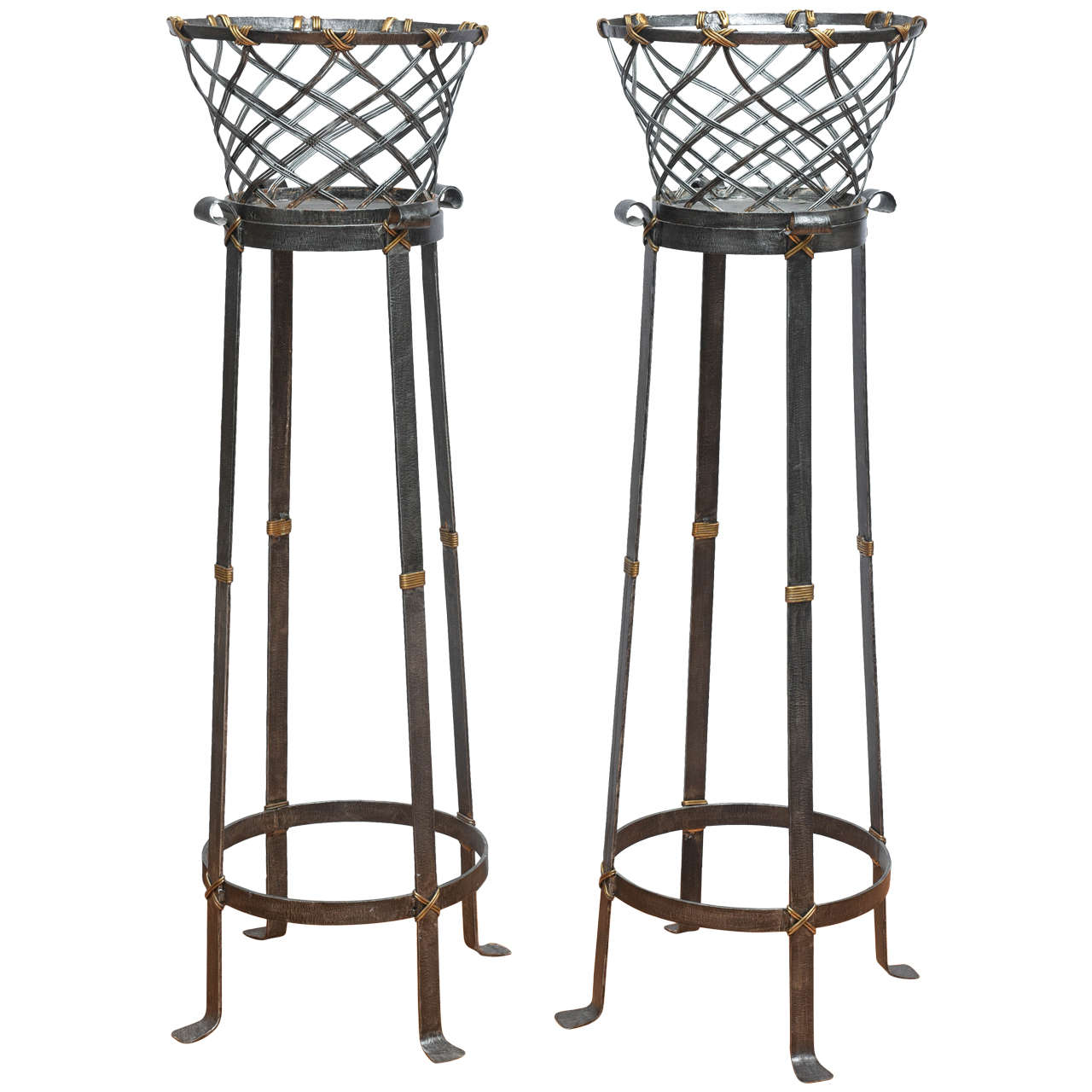 Pair of Neoclassical Plant Stands