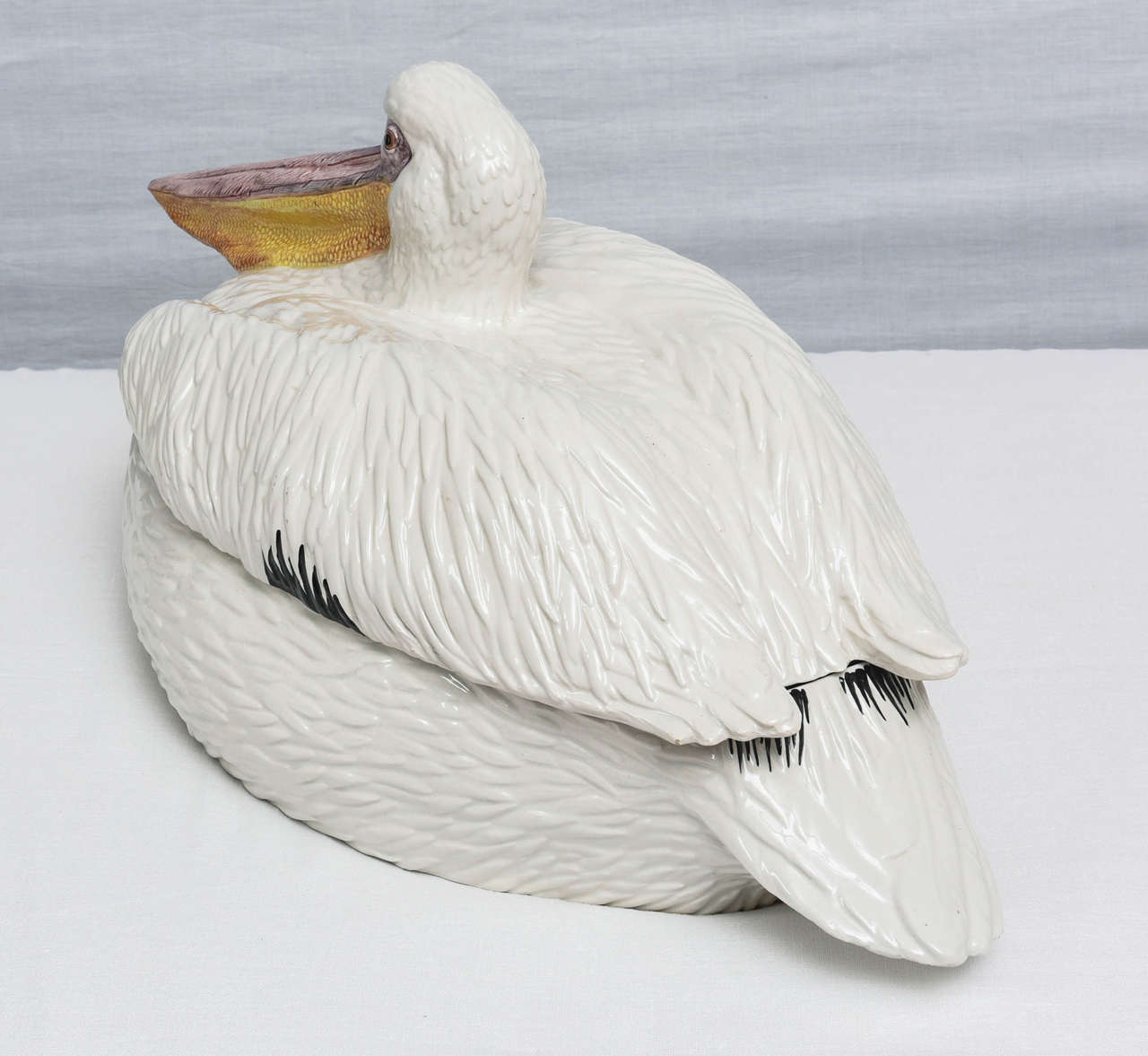 Rare Pelican Tureen In Good Condition In West Palm Beach, FL