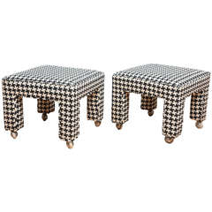 Pair of Mid-Century Stools 2