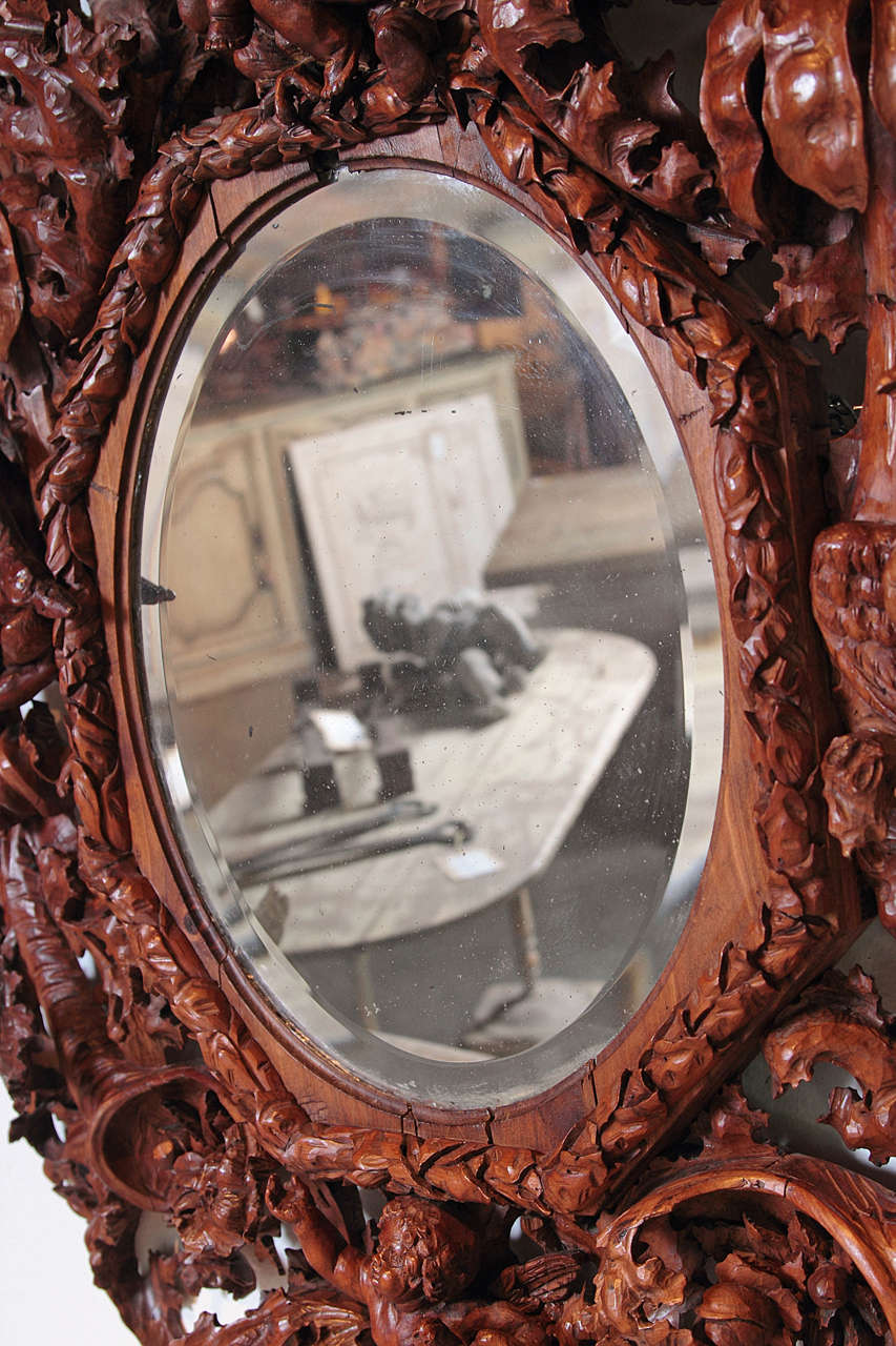 18th Century and Earlier Antique Venetian Mirror in the Manner of Andrea Brustolon