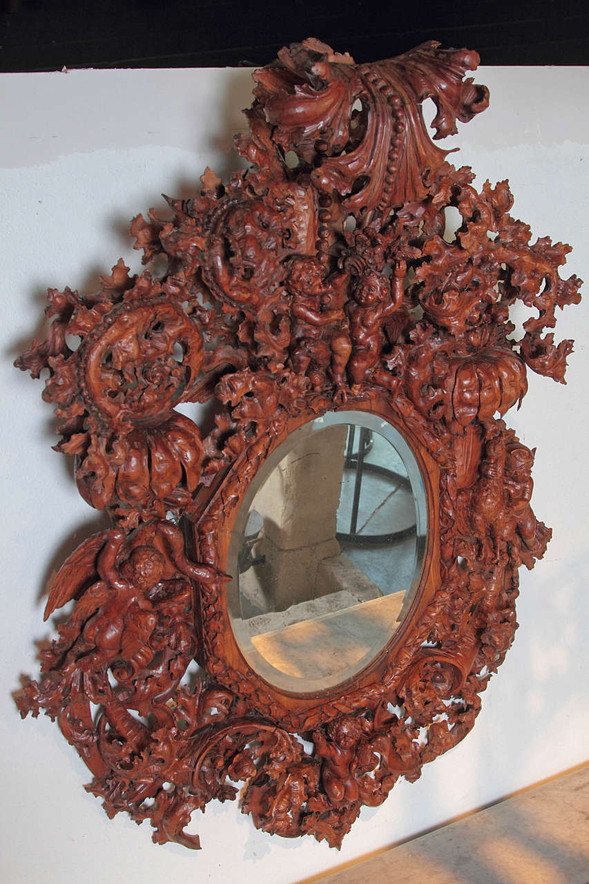 Antique Venetian Mirror in the Manner of Andrea Brustolon 3