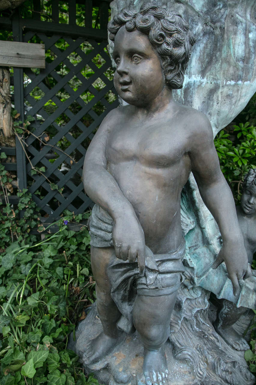 Bronze Seahorse Fountain 3